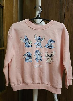 Свитшот для девочки stitch от h&amp;m