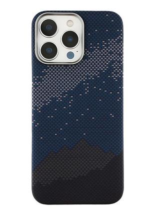 Чохол inobi для iphone 16 pro ультратонка накладка айфон 16 про з магнітним кільцем арамідне волокно / карбон 1500d over the