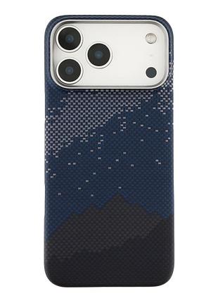 Чохол inobi ultra slim magnetic ring для apple iphone 17 pro max, карбоновий арамідний чохол 1500d з magsafe over the horizon