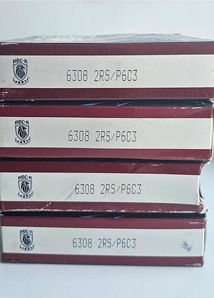 Підшипники кулькові радіальні 6308 2rs/p6c3 (40x90x23мм)