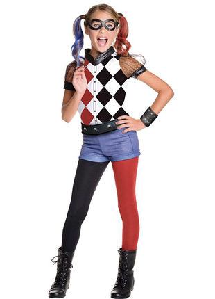 Костюм для девочки харли квинн harley quinn dc superhero girl's 10-12 лет 140-152 см