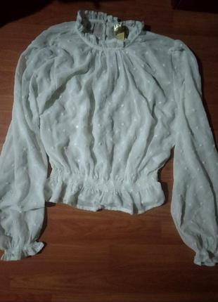 Блузка женская прозрачная h&amp;m