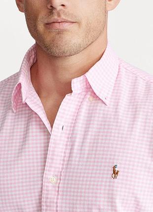 Чоловіча сорочка класичного крою з еластичної бавовни polo ralph lauren