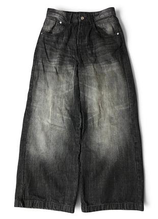 Джинси bershka super baggy чорні 38 розмір