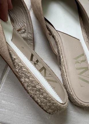Продам замшеві мюлі zara 3