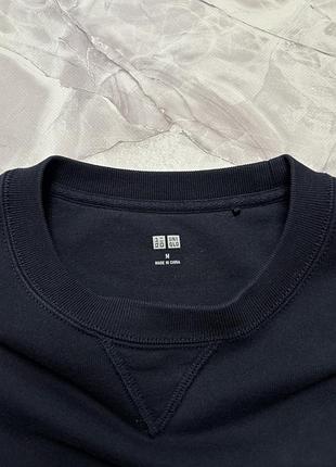 Світшот uniqlo sweatshirt navy blue 6