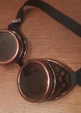 Очки гоггли у стилі стімпанк