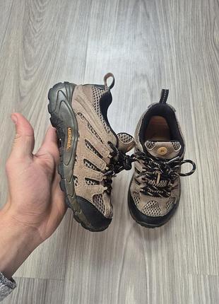 Кросівки дитячі merrell, бежеві з чорним