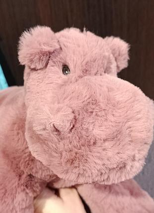 Бегемот джелликет с мешочком пыльником, jellycat 3