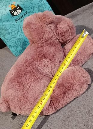 Бегемот джелликет с мешочком пыльником, jellycat 7