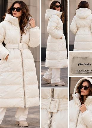 Stradivarius пальто пуховик