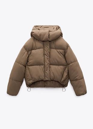 Zara оригінал пуховик зима l та xl