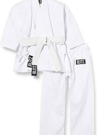 Кімоно для карате 134см 140см шотокан тхевондо blitz karate gi