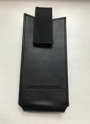 Колекційний шкіряний чохол на пояс pierre cardin для кнопкових телефонів — оригінал