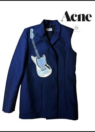 Колекційний піджак acne studios ss16 runway «guitar» / рідкісний блейзер акне з гітарою