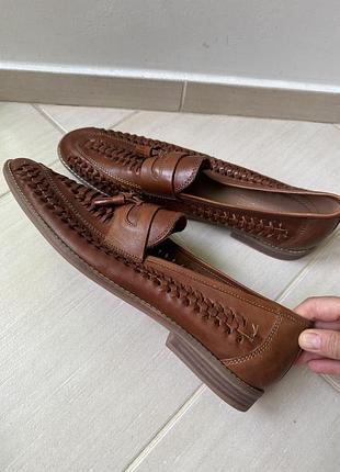 Продам шкіряні лофери office leather 5