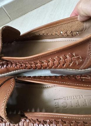Продам шкіряні лофери office leather 8