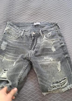 Джинсовые шорты zara man (eur 38 / Ausa 30)