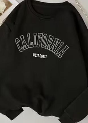 Худі жіноче чорне з написом california