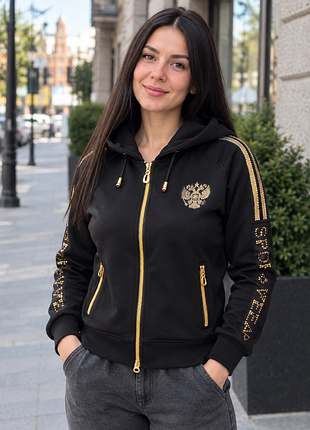 Спортивна кофта зкаптуррм мастерка олімпійка