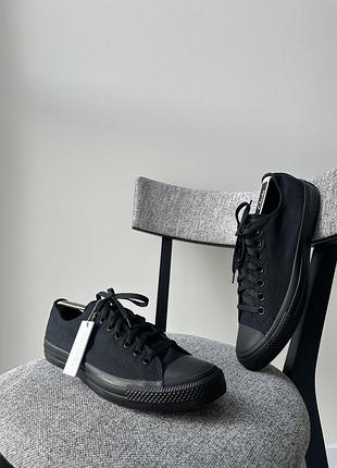 Чоловічі класичні чорні кеди взуття кросівки converse all star x groom