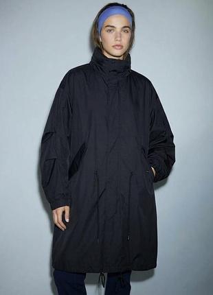 Жіноча оверсайз парка дощовик h&m stormmove
