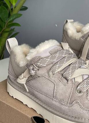 Ugg lo lowmel sneaker grey fur 8