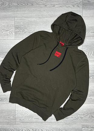 Худи hugo boss daratschi regural fit khaki оригінал кофта хуго чоловіча sweatshirt толстовка