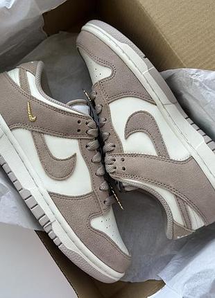 Кросівки кеди nike dunk low beige ib4417-105
