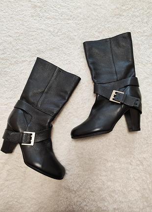 Женские кожаные полусапоги chloé 40р 26см