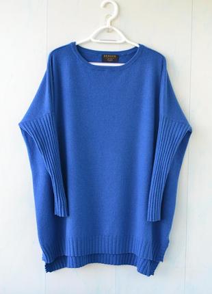 Удлиненный кашемировый свитер, джемпер оверсайз denner cashmere, кашемир