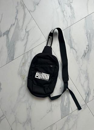 Сумка чоловіча через плече puma чорна