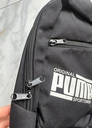 Сумка чоловіча через плече puma чорна 2