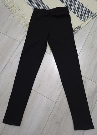 Чорні лосини на утепленні з утяжкою h&m, 140