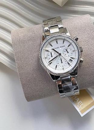 Годинник жіночий michael kors mk6428 сріблясті