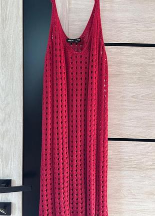 Туніка жіноча shein червона без рукавів