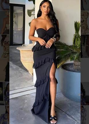 Распродажа платье prettylittlething многоярусное корсетного типа