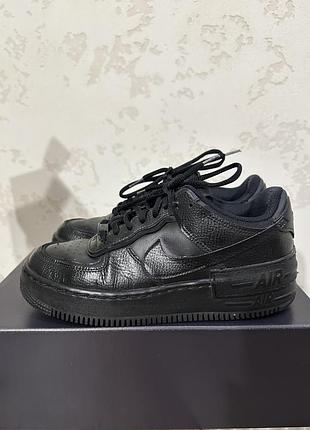 Nike air force 1 shadow — чорні, оригінал, р. eur 39
