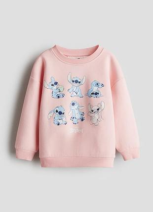Свитшот для девочки stitch от h&amp;m