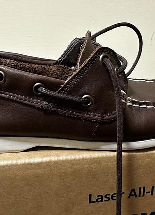 Мокасини чоловічі timberland коричневі, розмір eur 41, натуральна шкіра