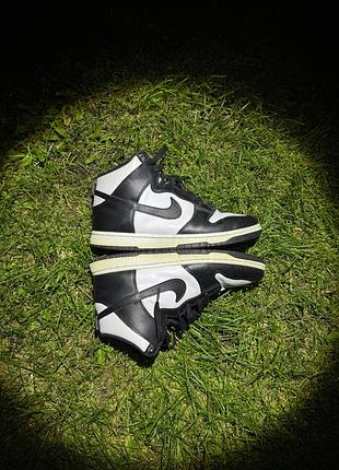 Кросівки nike dunk high panda black
