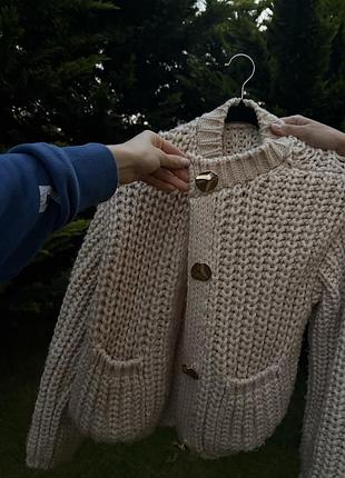 Вʼязаний кардиган zara 3