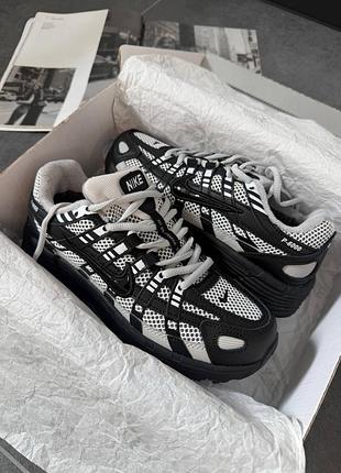 Nike p-6000 white grey black winter