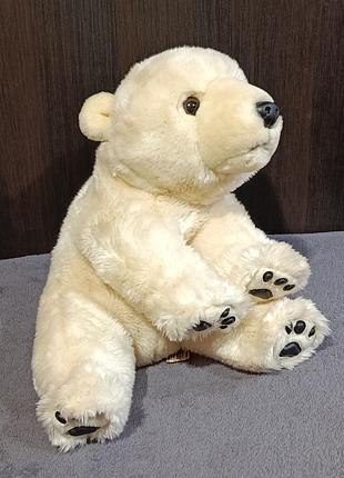 Белый полярный медведь, мишка, реалистичный, keel toys