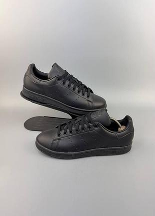 Кеды adidas stan smith "triple black"