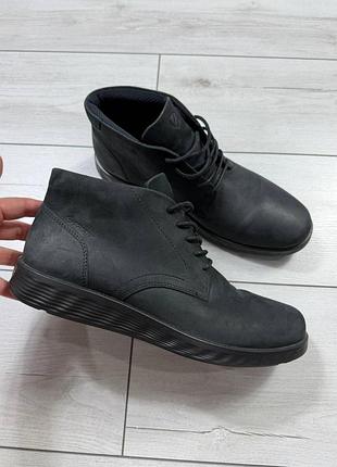 Мужские ботинки ecco s.lite hybrid gore-tex нубук р.42eur