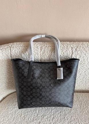 Сумка шопер coach city tote