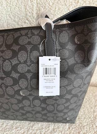 Сумка шопер coach city tote 5