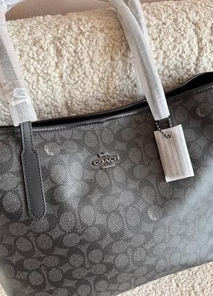 Сумка шопер coach city tote 8