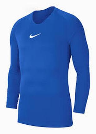 Термофутболка nike dry park first layer ls — синій